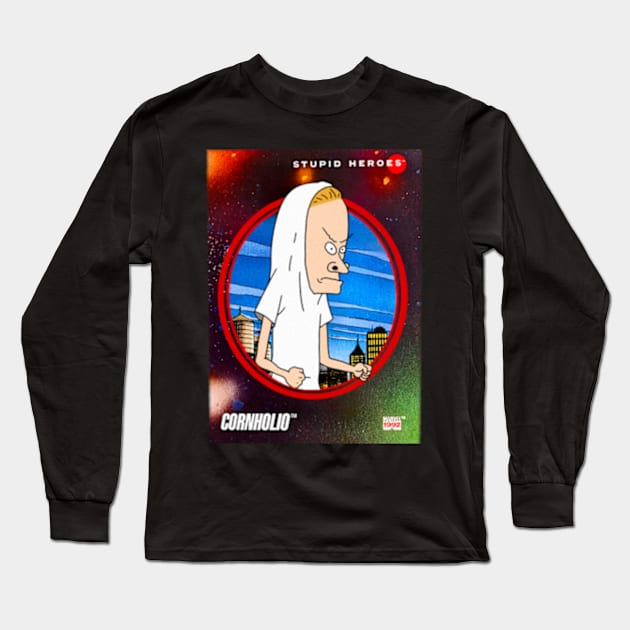 Stupid Heroes Cornholio Long Sleeve T-Shirt by Unsanctioned Goods
